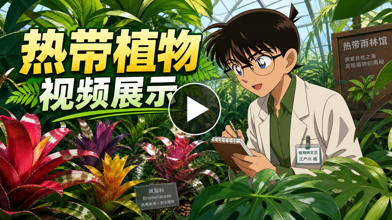 萝莉岛热带植物视频展示